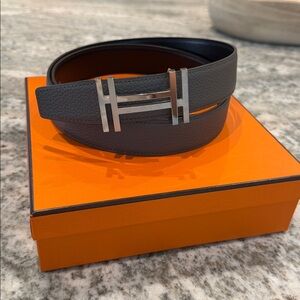 Hermes Reversible Belt size 90